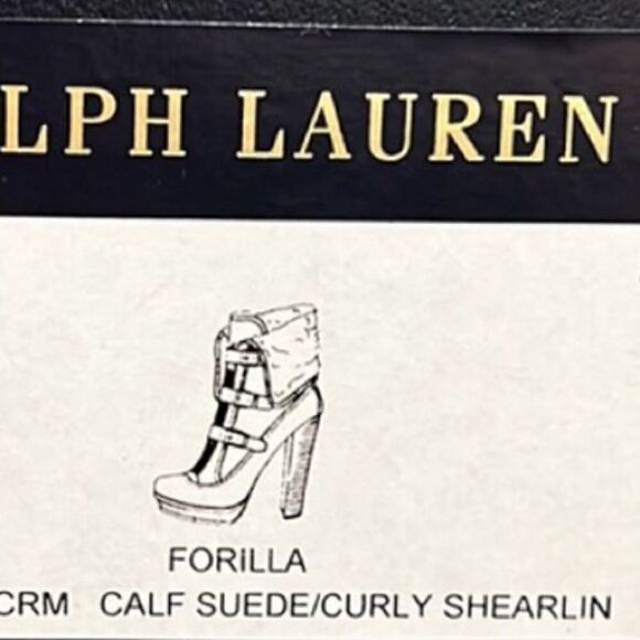 Ralph Lauren 2011 Collection “Forilla” ItalianSuede & Lamb Shearling Ankle Boot - Picture 2 of 16